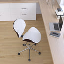 Roisin Mid-Back Ergonomic Executive Swivel Office Chair With Tilt-Lock and Tilt Tension Controls