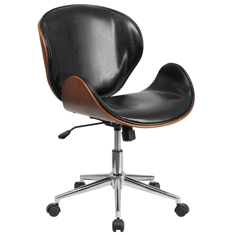 Roisin Mid-Back Ergonomic Executive Swivel Office Chair With Tilt-Lock and Tilt Tension Controls