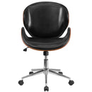 Roisin Mid-Back Ergonomic Executive Swivel Office Chair With Tilt-Lock and Tilt Tension Controls
