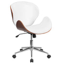 Roisin Mid-Back Ergonomic Executive Swivel Office Chair With Tilt-Lock and Tilt Tension Controls