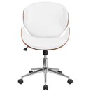 Roisin Mid-Back Ergonomic Executive Swivel Office Chair With Tilt-Lock and Tilt Tension Controls