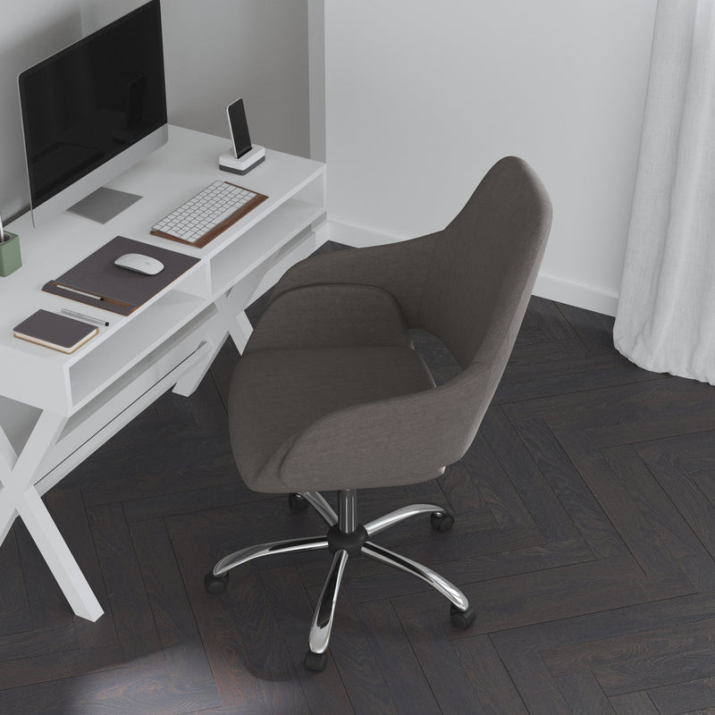 Antwerp Ergonomic Executive Mid Back Office Chair with 360° Swivel and Height Adjustment