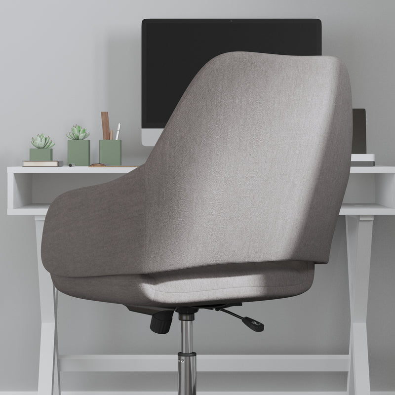 Antwerp Ergonomic Executive Mid Back Office Chair with 360° Swivel and Height Adjustment