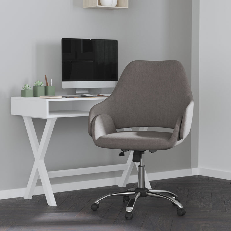 Antwerp Ergonomic Executive Mid Back Office Chair with 360° Swivel and Height Adjustment