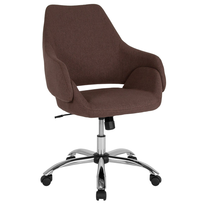 Antwerp Ergonomic Executive Mid Back Office Chair with 360° Swivel and Height Adjustment