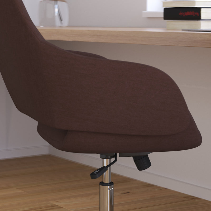 Antwerp Ergonomic Executive Mid Back Office Chair with 360° Swivel and Height Adjustment