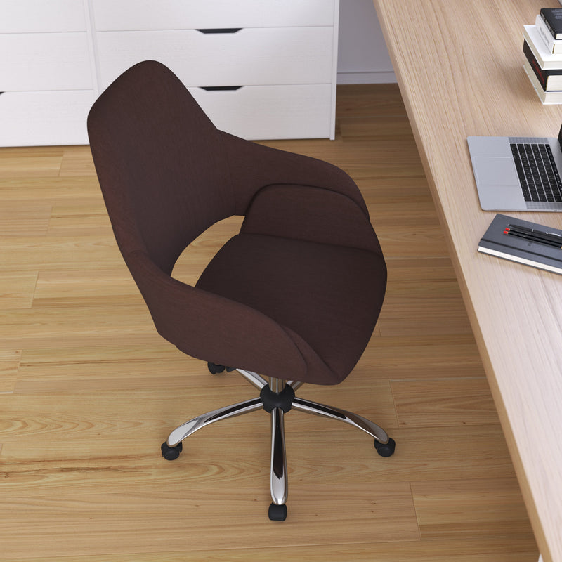 Antwerp Ergonomic Executive Mid Back Office Chair with 360° Swivel and Height Adjustment