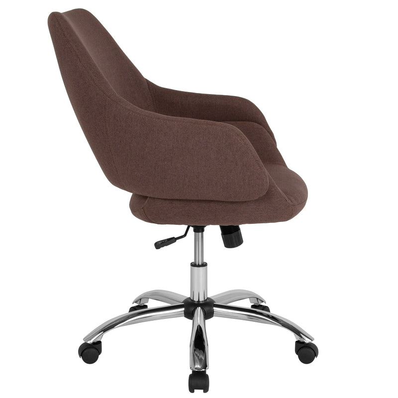 Antwerp Ergonomic Executive Mid Back Office Chair with 360° Swivel and Height Adjustment