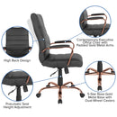 Milano  High Back Office Chair with Padded Arms