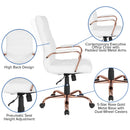 Milano  High Back Office Chair with Padded Arms