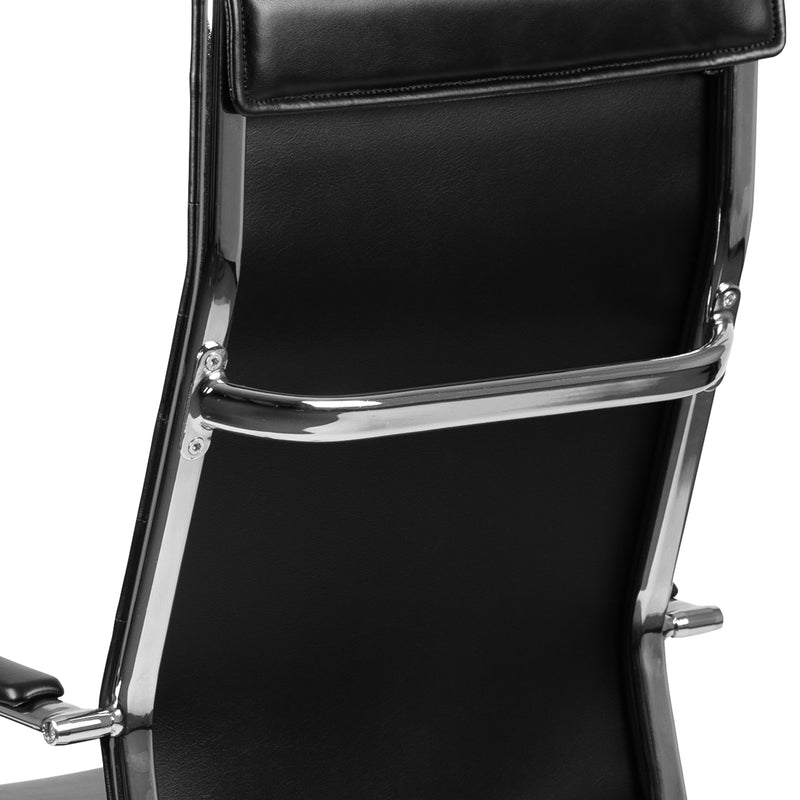 Stockholm High Back Faux Leather Home Office Chair With Pneumatic Seat Height Adjustment And 360° Swivel