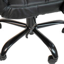 Milano Mid-Back Office Chair with Padded Black Arms