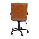 Milano Mid-Back Office Chair with Padded Black Arms