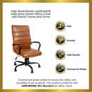 Milano  High Back Office Chair with Padded Arms