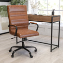 Milano  High Back Office Chair with Padded Arms