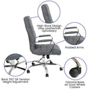 Milano  High Back Office Chair with Padded Arms