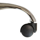 Milano Mid-Back Office Chair with Padded Black Arms