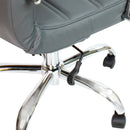 Milano Mid-Back Office Chair with Padded Black Arms