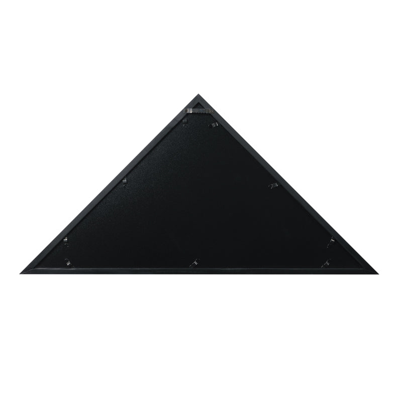 Sabore Black Solid Wood Military Memorial Flag Display Case for 9.5' x 5' American Veteran Flag