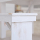 Tinsley 40" x 12" Solid Pine Folding Farmhouse Style Bench