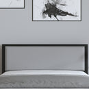 West Avenue Upholstered Headboard With Metal Frame and Adjustable Rail Slots