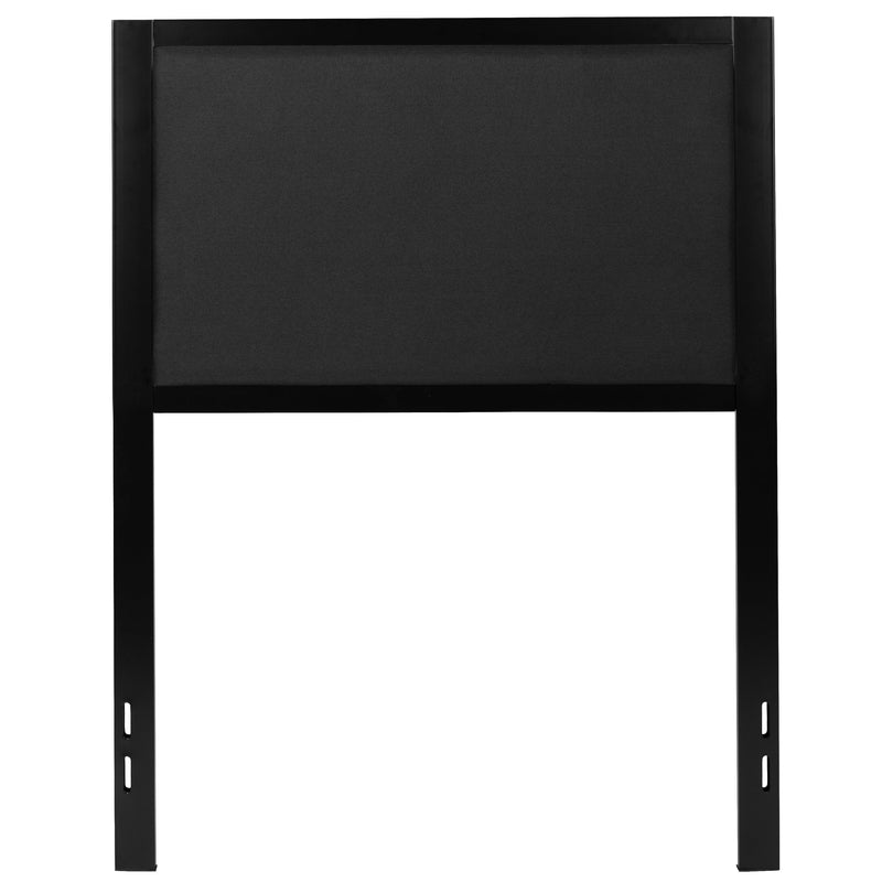 West Avenue Upholstered Headboard With Metal Frame and Adjustable Rail Slots