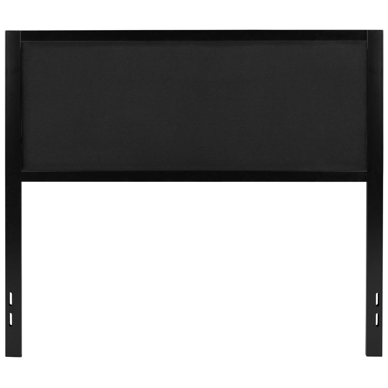 West Avenue Upholstered Headboard With Metal Frame and Adjustable Rail Slots