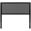 West Avenue Upholstered Headboard With Metal Frame and Adjustable Rail Slots