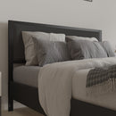 West Avenue Upholstered Headboard With Metal Frame and Adjustable Rail Slots