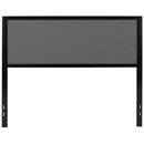 West Avenue Upholstered Headboard With Metal Frame and Adjustable Rail Slots