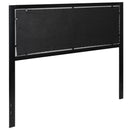 Camden Upholstered Button Tufted Headboard With Metal Frame and Adjustable Rail Slots