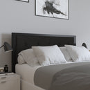 Camden Upholstered Button Tufted Headboard With Metal Frame and Adjustable Rail Slots