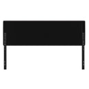 Coppola Headboard with Tufted Fabric Upholstery and Powder Coated Metal Frame