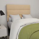 Coppola Headboard with Tufted Fabric Upholstery and Powder Coated Metal Frame