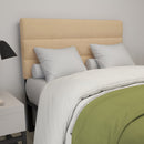 Coppola Headboard with Tufted Fabric Upholstery and Powder Coated Metal Frame