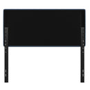 Coppola Headboard with Tufted Fabric Upholstery and Powder Coated Metal Frame