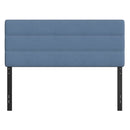 Coppola Headboard with Tufted Fabric Upholstery and Powder Coated Metal Frame