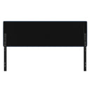 Coppola Headboard with Tufted Fabric Upholstery and Powder Coated Metal Frame