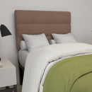 Coppola Headboard with Tufted Fabric Upholstery and Powder Coated Metal Frame