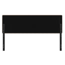 Coppola Headboard with Tufted Fabric Upholstery and Powder Coated Metal Frame