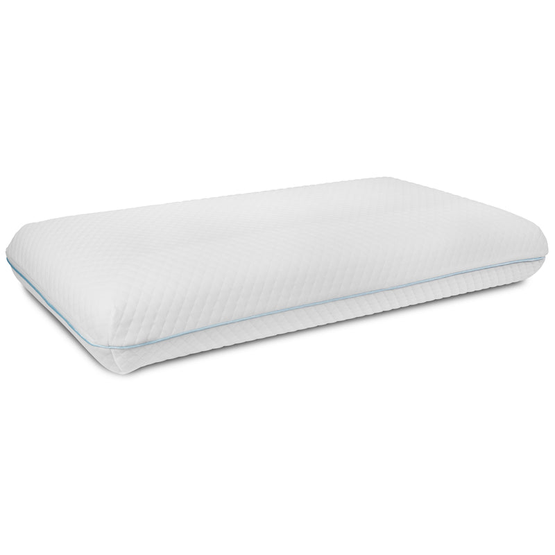 Queen Size Ventilated Memory Foam Bed Pillow - Cool Gel Infused Memory Foam Pillow for Sleeping