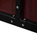 Corbin 55" Computer Desk with Wood Grain Finish & Open Metal Frame