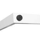 Corbin 55" Computer Desk with Wood Grain Finish & Open Metal Frame