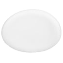 Olwen Saddle Wing Ottoman Modern Faux Leather Footrest with Chrome Base