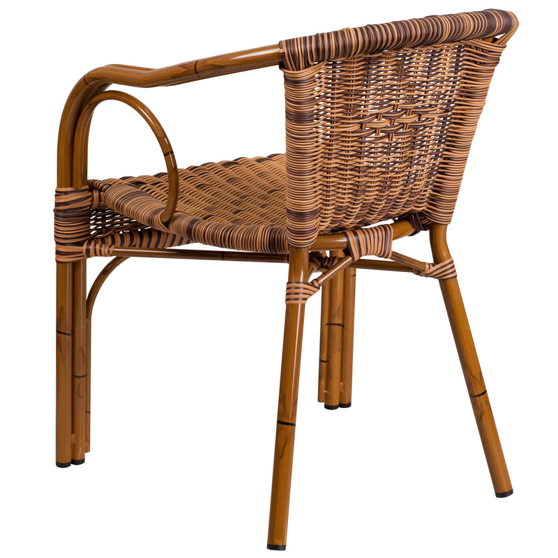Esna Series Stacking Rattan Patio Chair