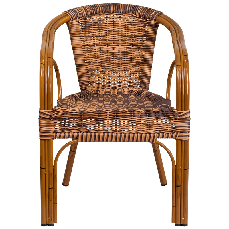 Esna Series Stacking Rattan Patio Chair