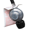 Bronze Finished Stainless Steel 7.5' Tall 40,000 BTU Outdoor Propane Patio Heater with Wheels