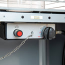 Stainless Steel Pyramid Shape Portable Outdoor Patio Heater - 7.5 Feet Tall in Silver