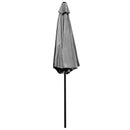 Bali 9' Round UV Resistant Outdoor Patio Umbrella With Height Lever And 33° Push Button Tilt