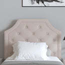 Provence Platform Bed with Slatted Support and Accent Nail Trim